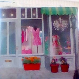 American girl cardboard backgrounds